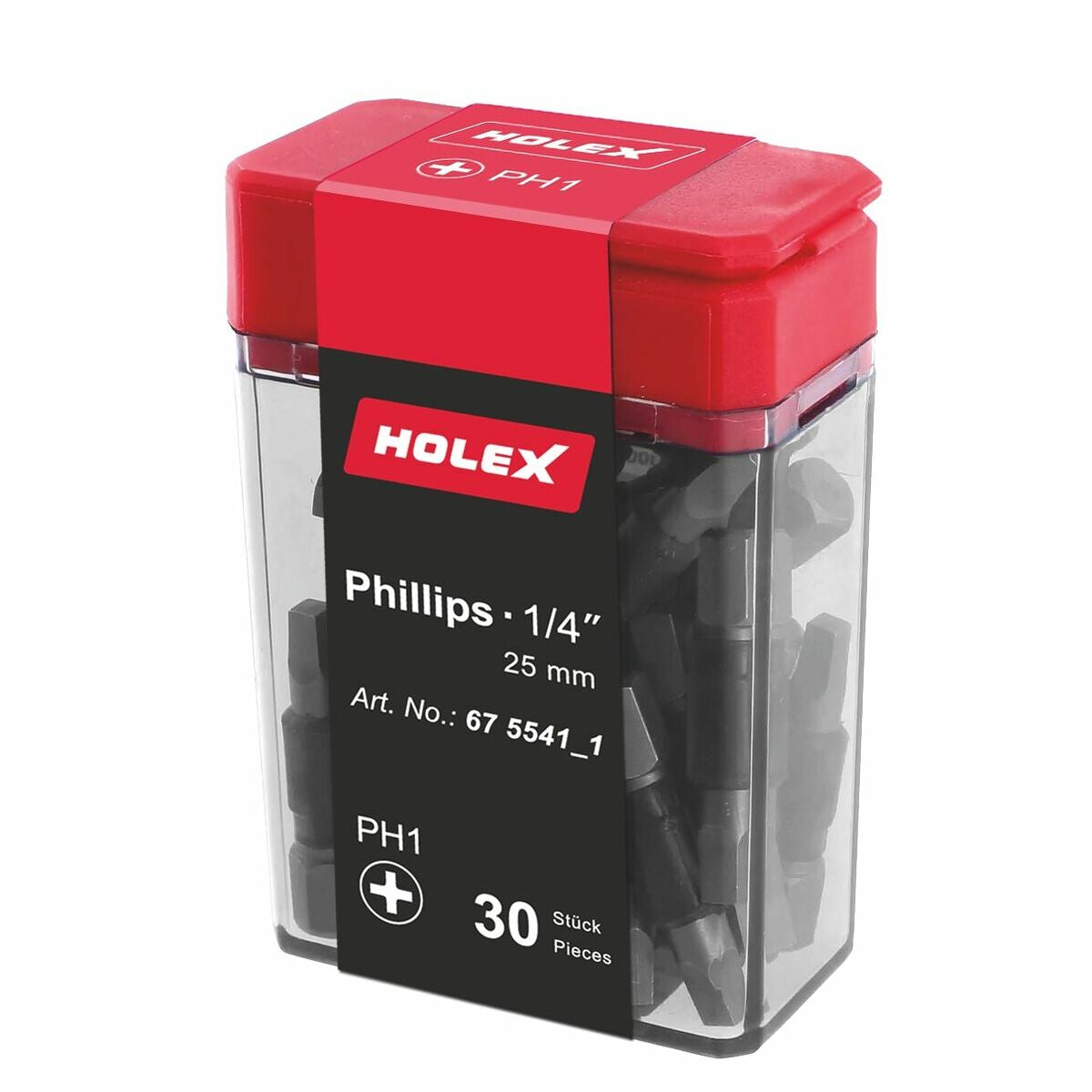 Hộp 30 đầu bit Ph1 dài 25mm Holex Hộp 30 đầu bit Ph1 dài 25mm Holex